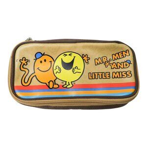 Vintage 90s Mr. Men and Little Miss Pencil Pouch
